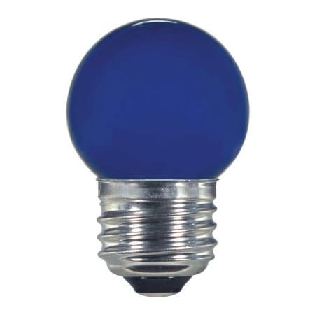 Satco Satco 1.2W LED S11 Night Light Bulb Medium Base Ceramic Blue S9162